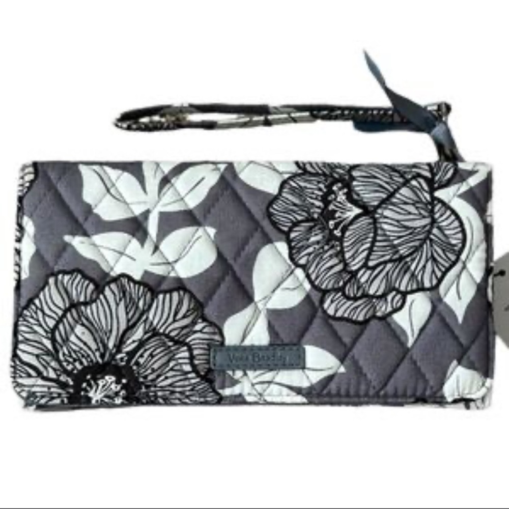 Vera Bradley RFID Wallet Crossbody Bag - Moon Shadow Meadow - please read
